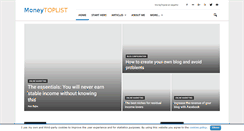 Desktop Screenshot of moneytoplist.com